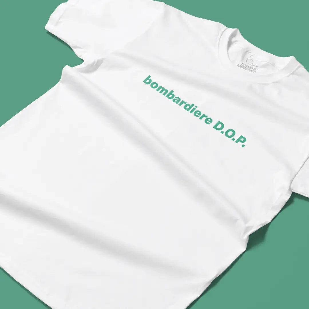 BOMBARDIERE D.O.P. t-shirt stampata