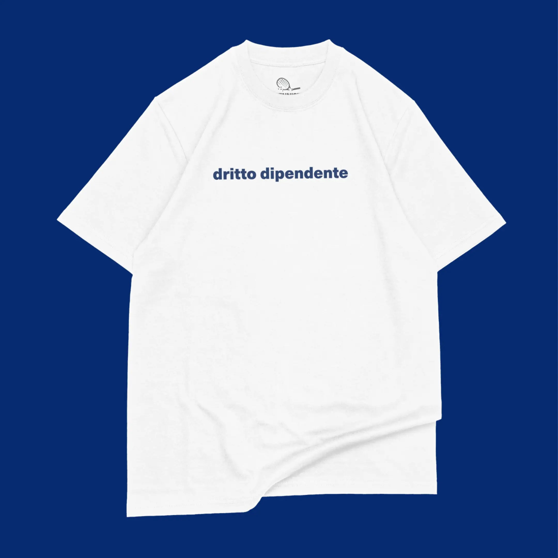 DRITTO DIPENDENTE t-shirt stampata
