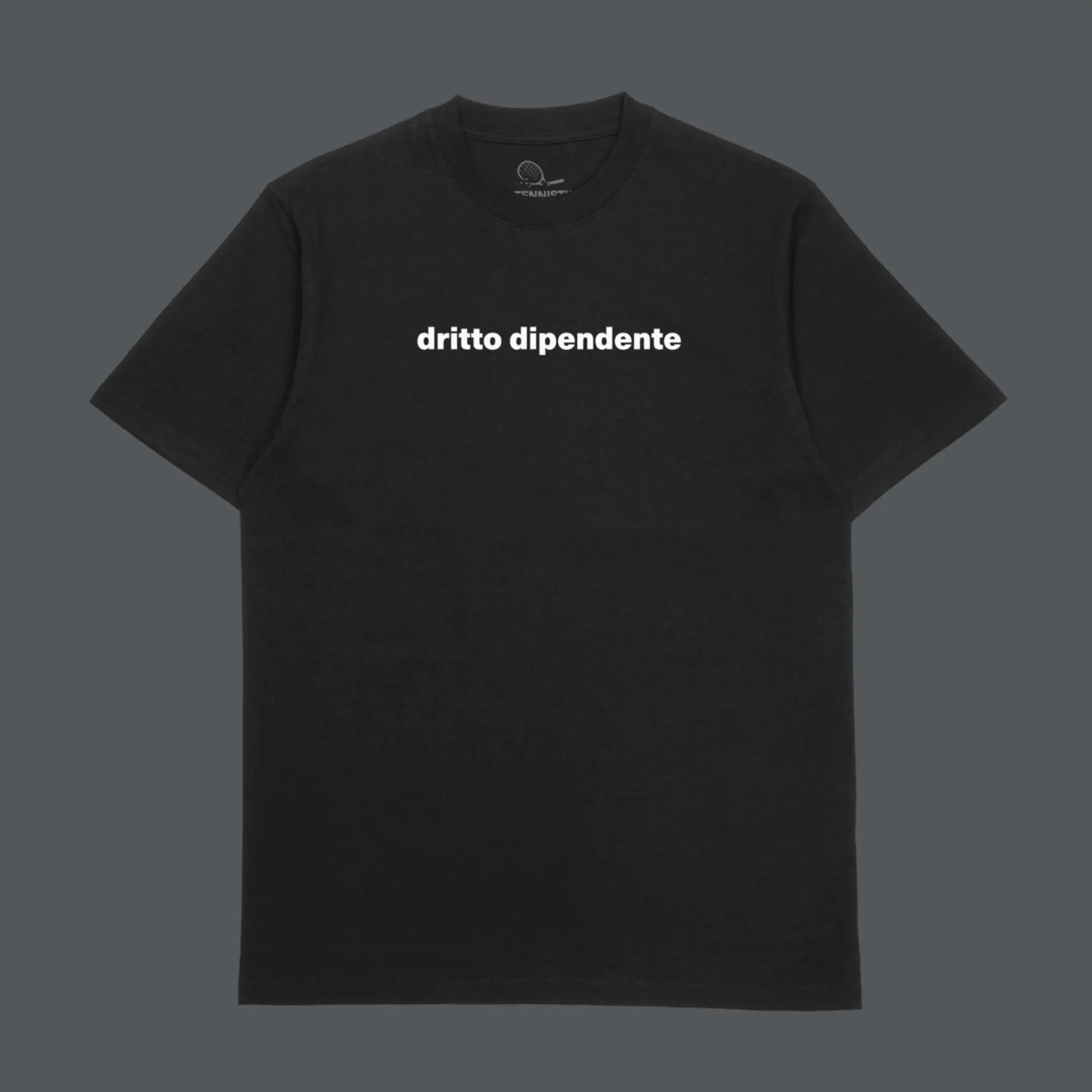 DRITTO DIPENDENTE t-shirt stampata